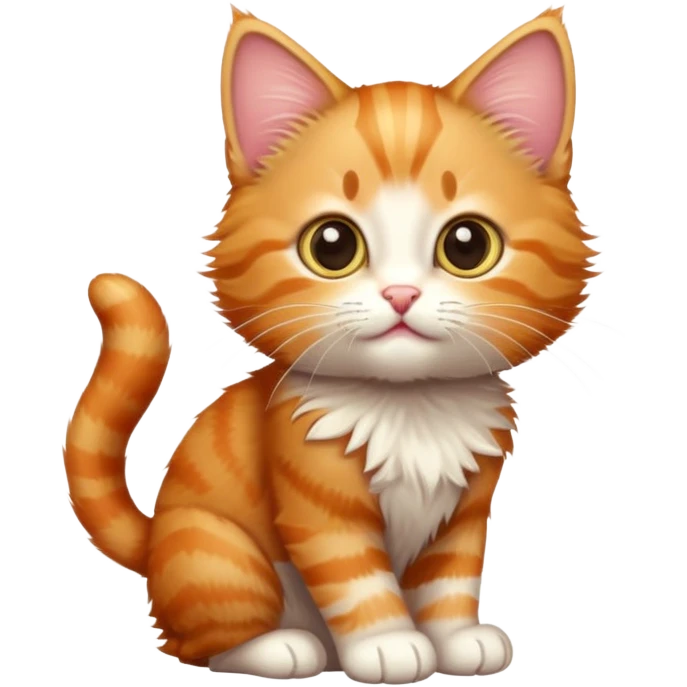 Ginger tabby kitten emoji