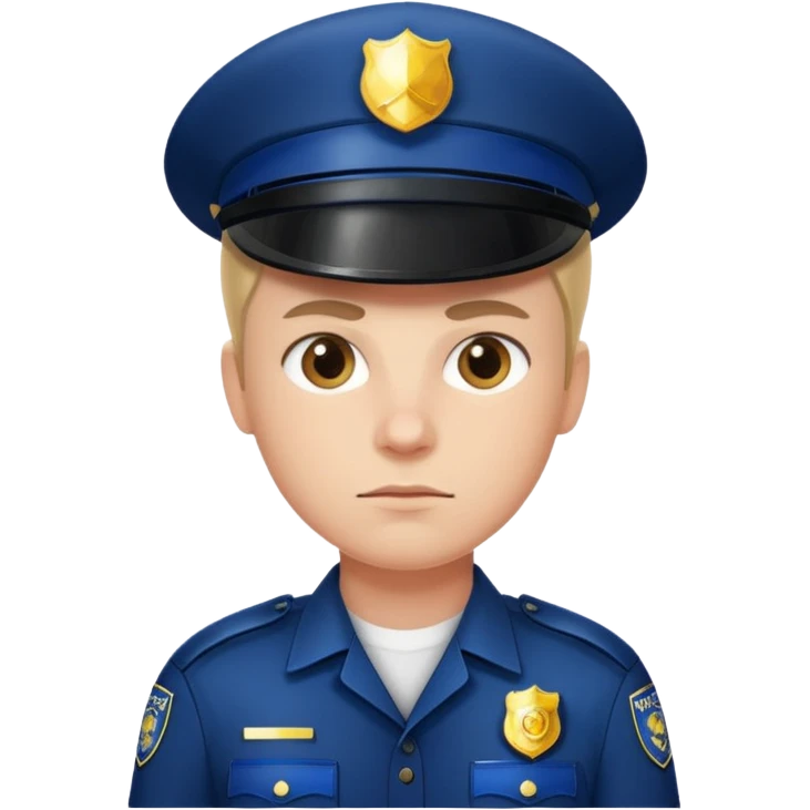 police with light emoji