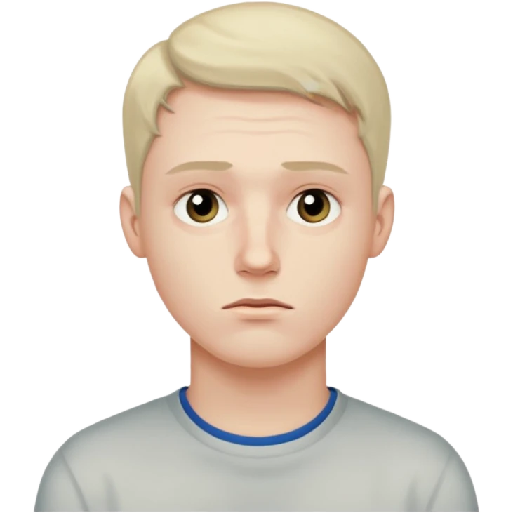 Guy not studying emoji