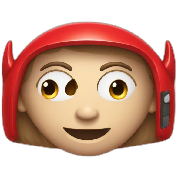 Tesla rojo emoji