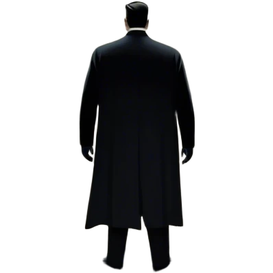 A dramatic, large collage featuring sinister villains and Alfred Hitchcock's silhouette. In the background, Gotham's gloomy cityscape with dim lighting. A flock of black birds flies ominously overhead. The atmosphere is tense, suspenseful, and mysterious. Transparent background. emoji