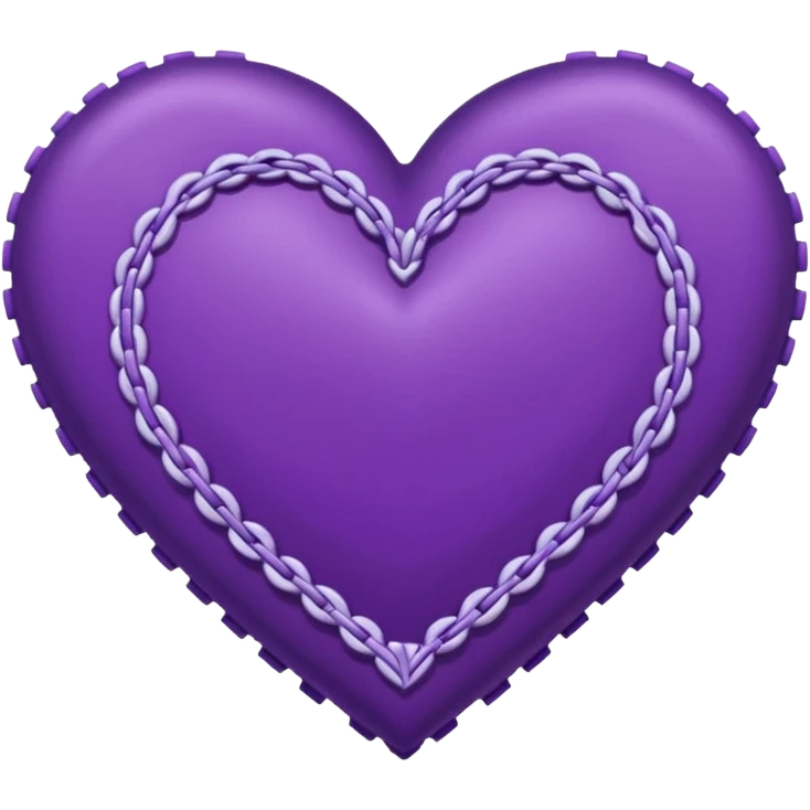 purple mending heart emoji