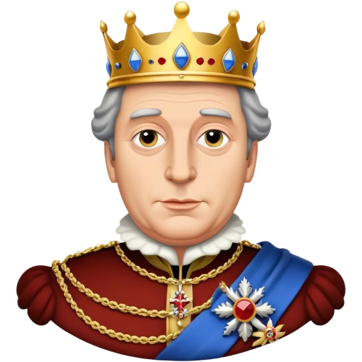 Hamilton king George emoji