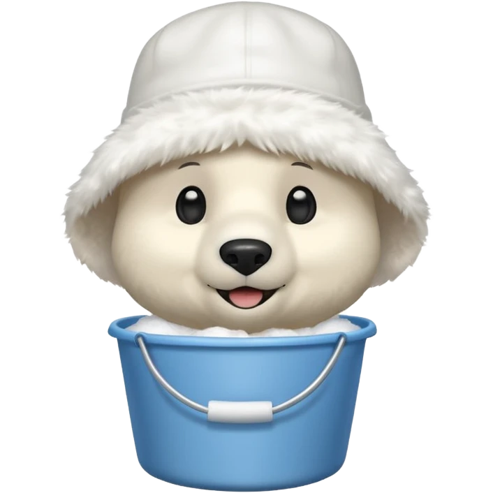 polar bar with bucket hat emoji