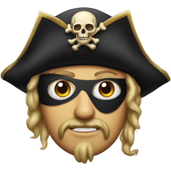 One eyed pirate emoji