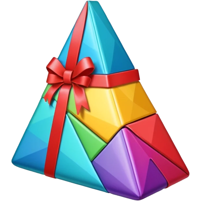 Surprise triangle box emoji