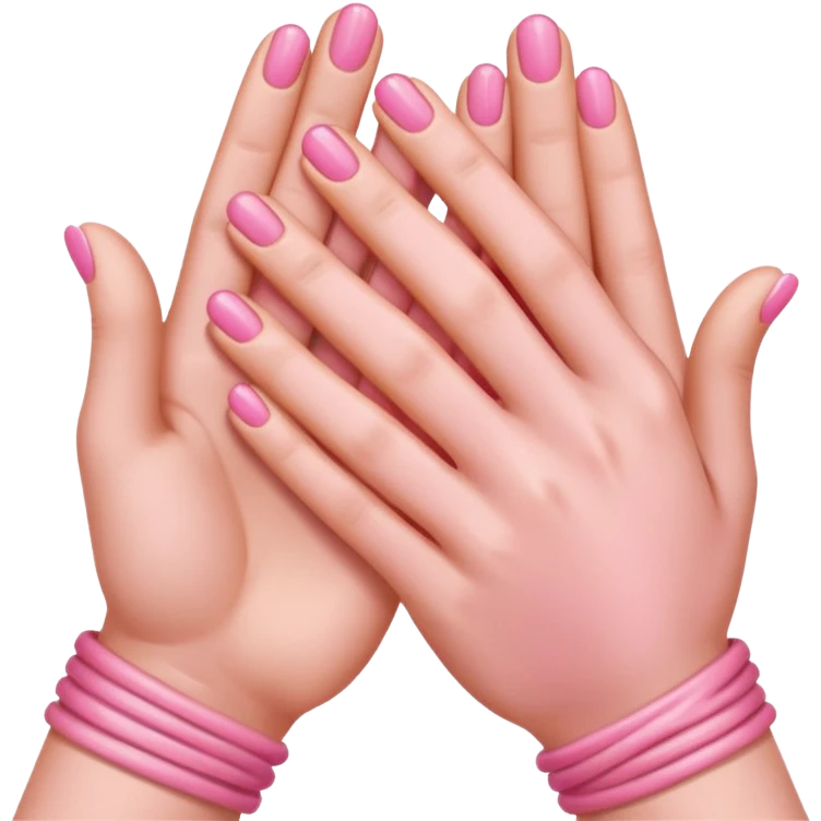 Pinky’s wrapped around each other emoji