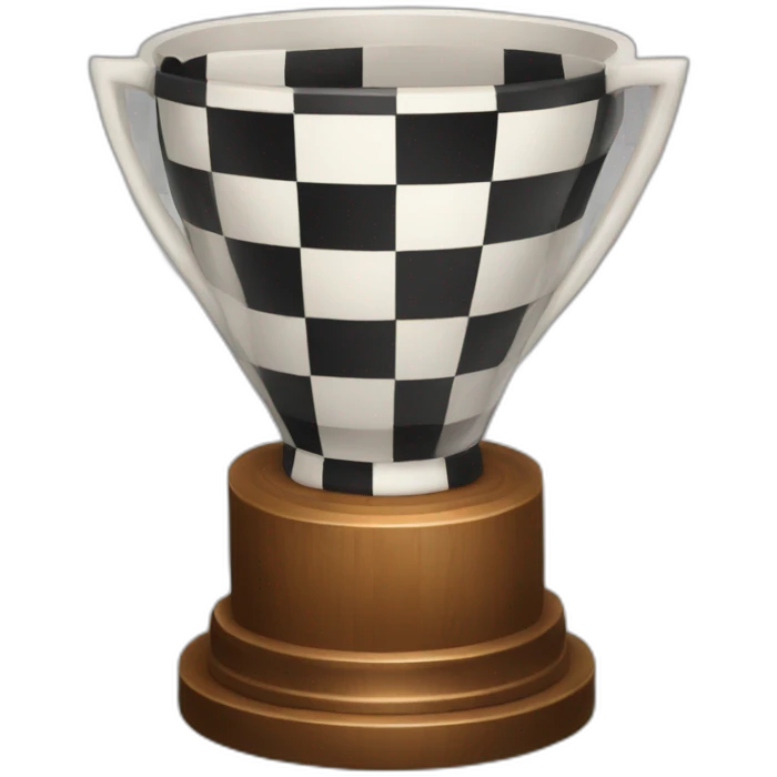 checkers trophy emoji
