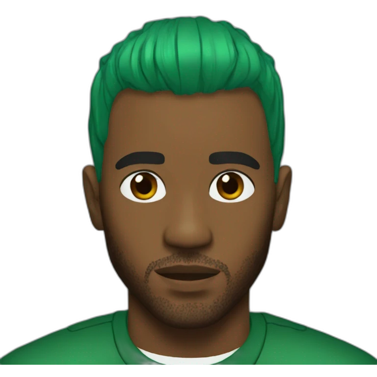 frank ocean green hair emoji