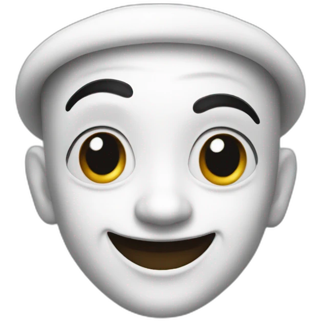 mime sourire malicieux emoji