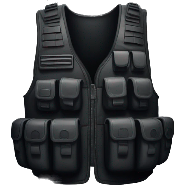 all black CS GO vest emoji