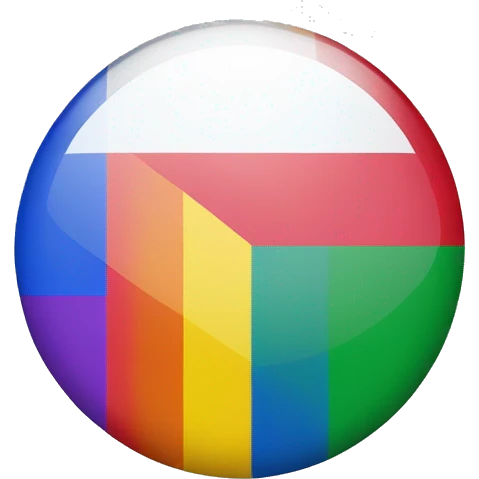 Generate a emoji that is the gay flag from lgbt communiy, that one that iso blua and green emoji