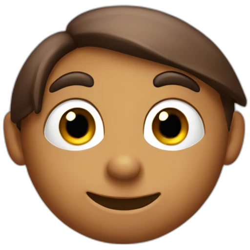 Brown-Pinocchio-with-long-nose emoji