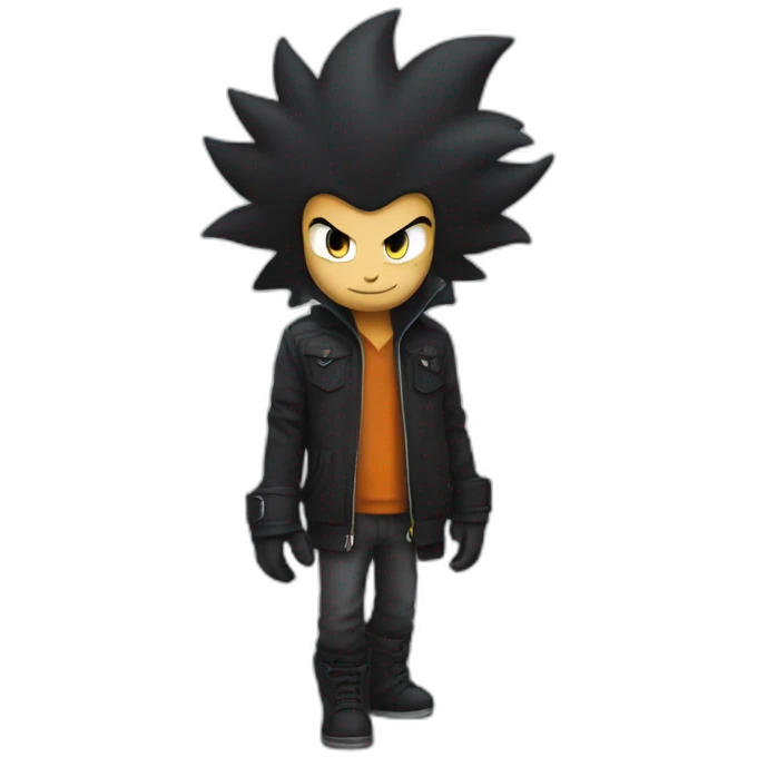 Shadow the hedgehig emoji