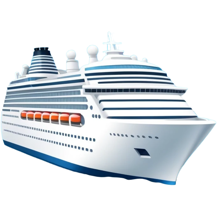 Cruise ship vacation emoji