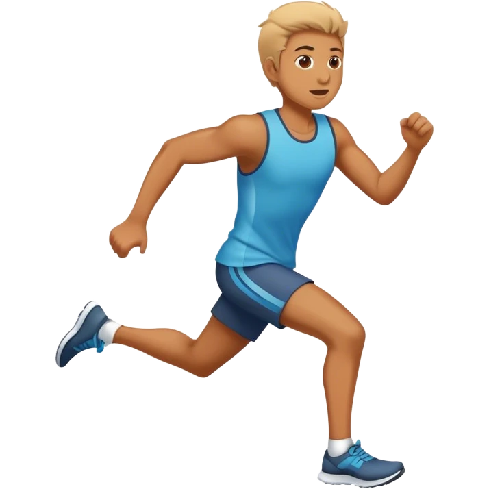 Person running fast emoji
