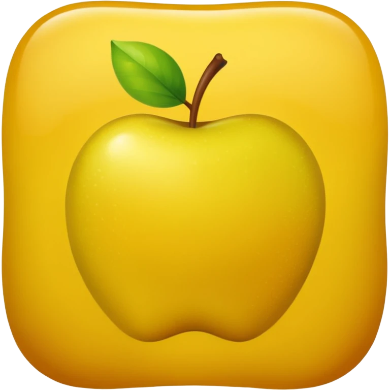 yellow apple golden delicious  emoji
