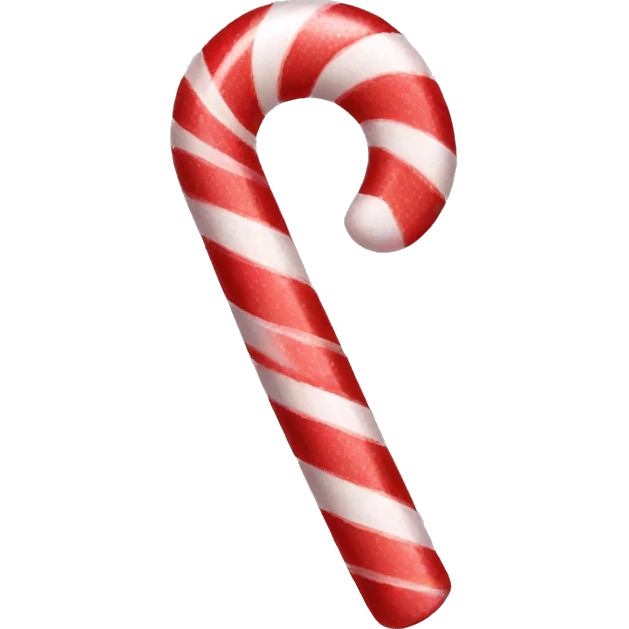 candy cane emoji