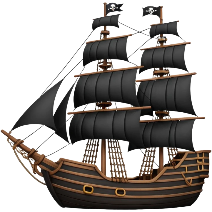 pirate ship emoji