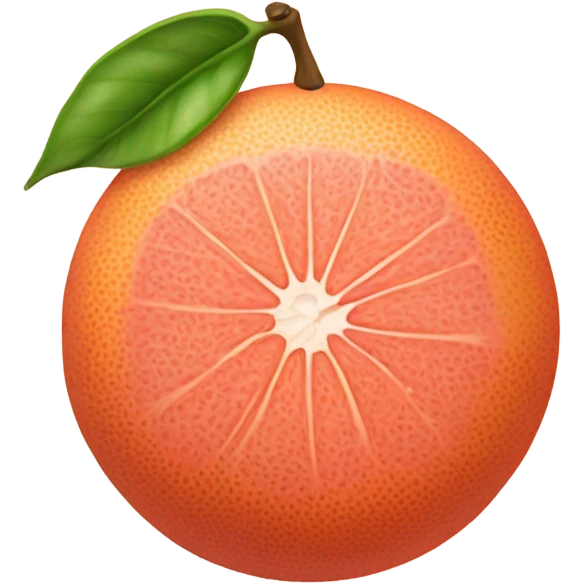 Grapefruit whole  emoji