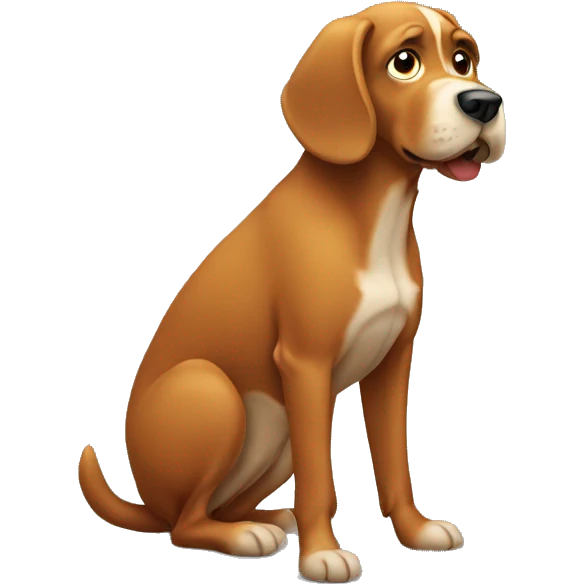 dog pooping emoji