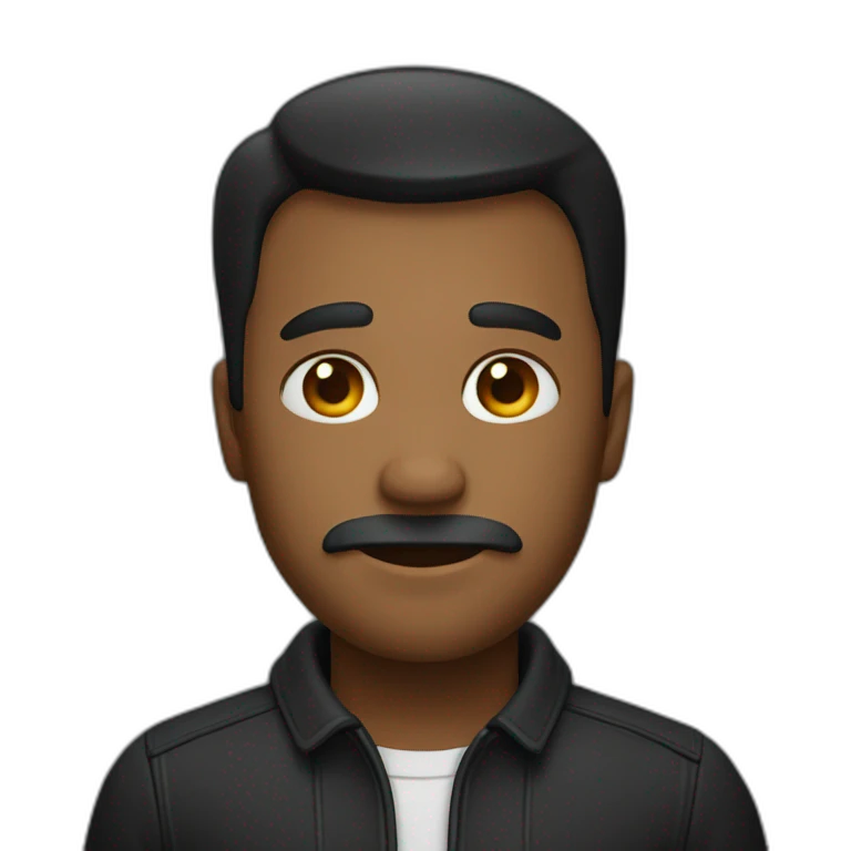 Un homme noir emoji