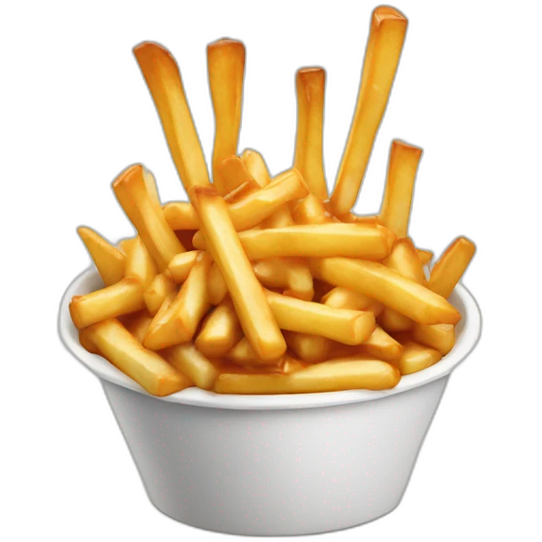 poutine qui rigole emoji