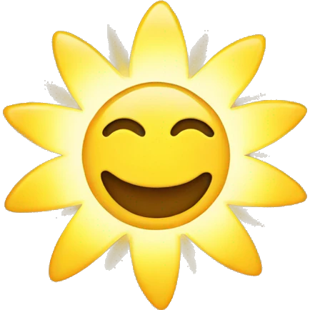 Sunshine  emoji