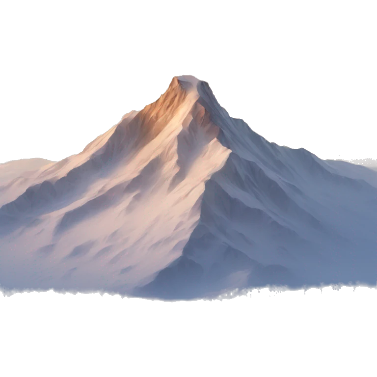 summit mountain seen from close emoji