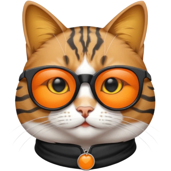 Cat wearing sunglasses emoji