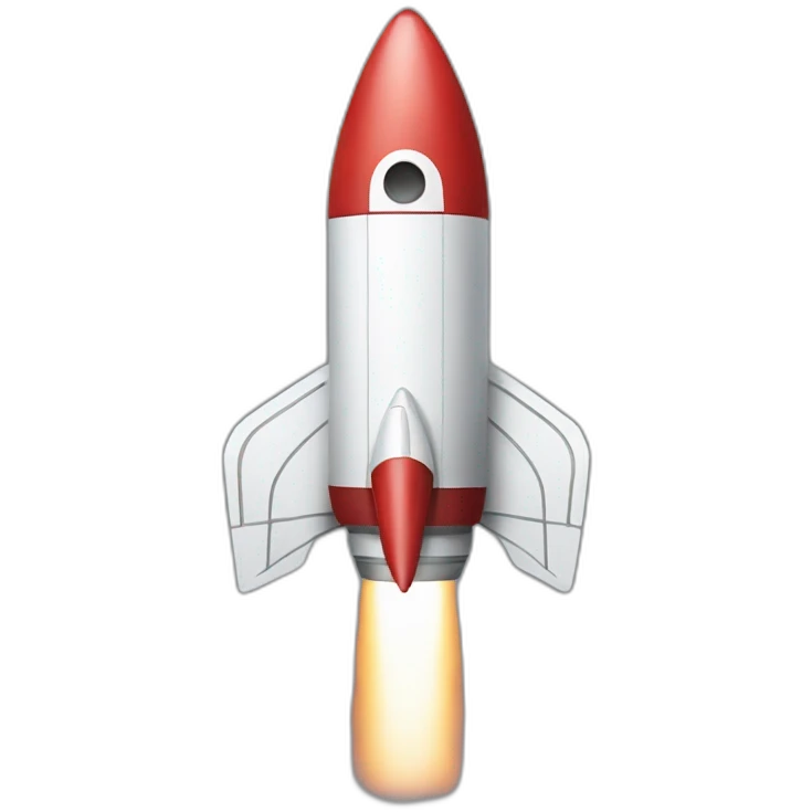 rocket depicting music emoji