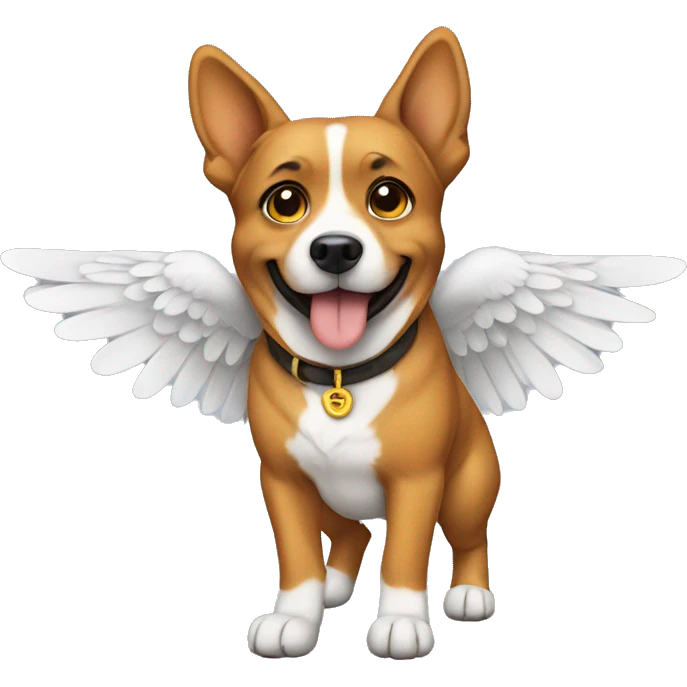 Dog with wings emoji