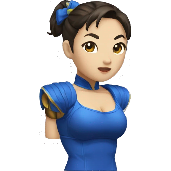 Chun li from street fifhter emoji
