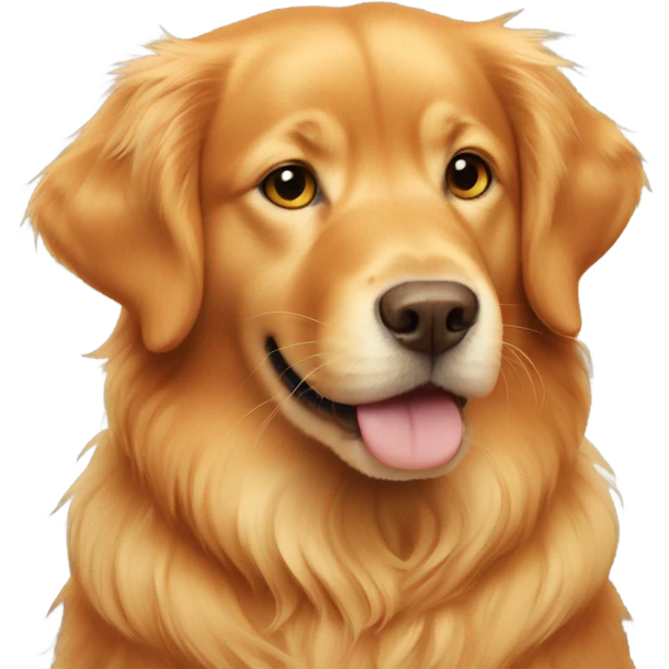 Orange cat and golden retriever  emoji