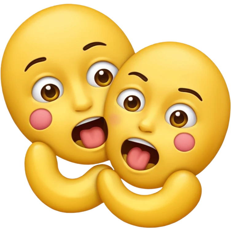 emoji chocking themselves  emoji