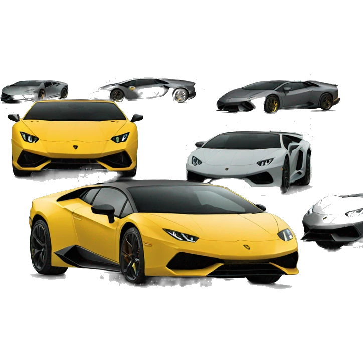 Lamborghini line emoji