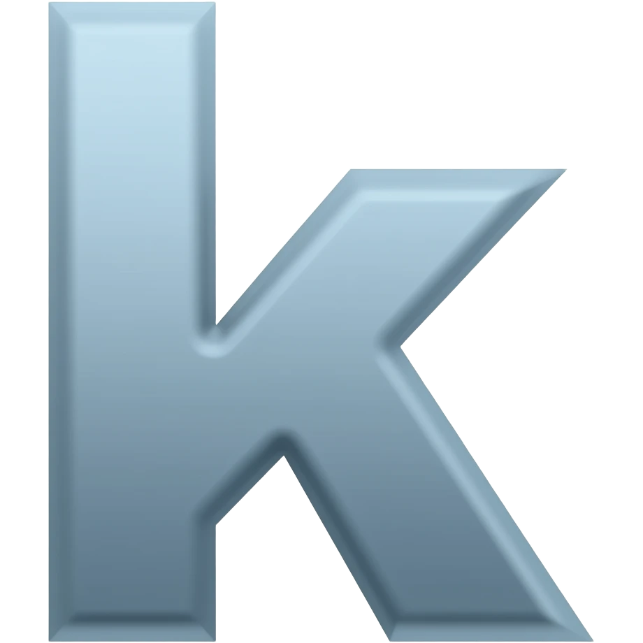 letter k emoji