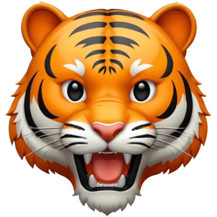 I need an animate ed emoticon of roaring Tiger emoji