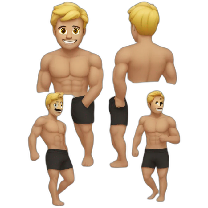 6 pack guy emoji