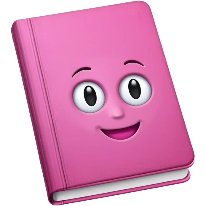 pink book emoji