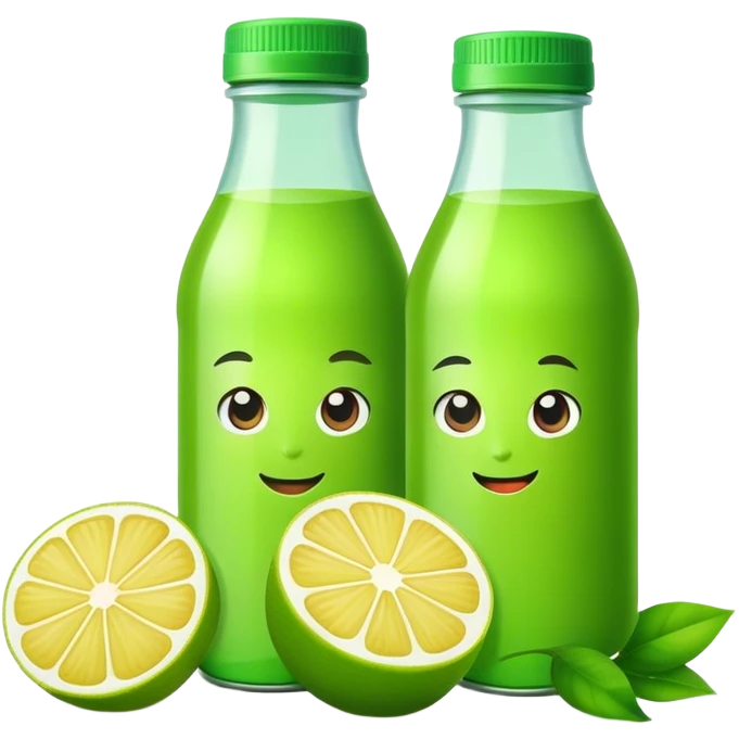 Green lemon juice bortlz emoji