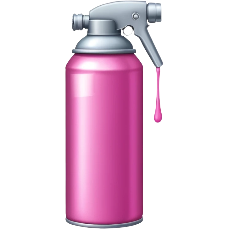 Сделай баллончик с розовой краской emoji