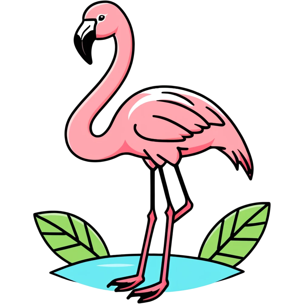 flamingo emoji
