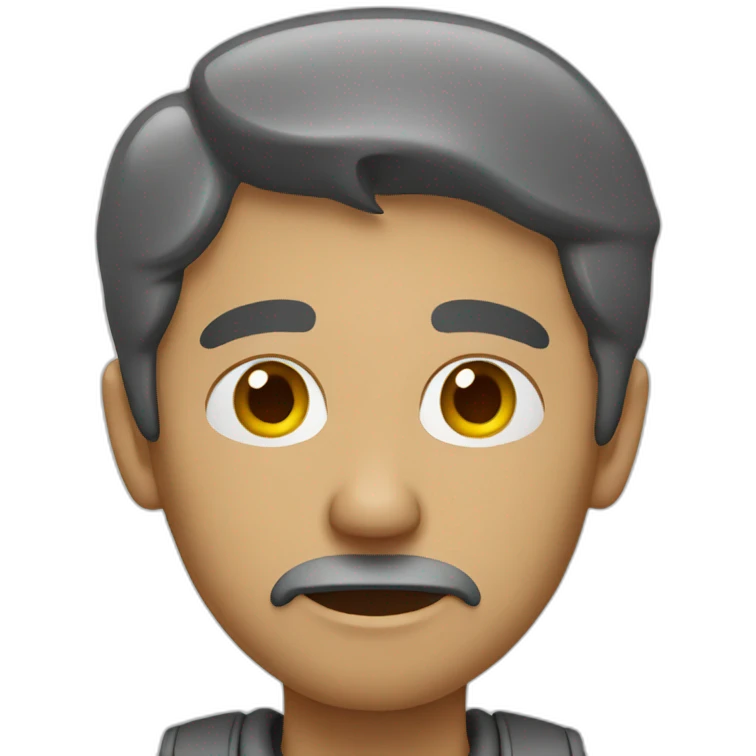 man looking for something emoji
