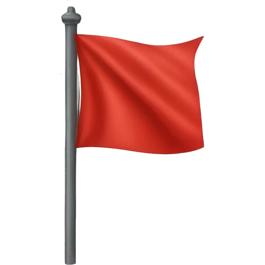 Red flags emoji