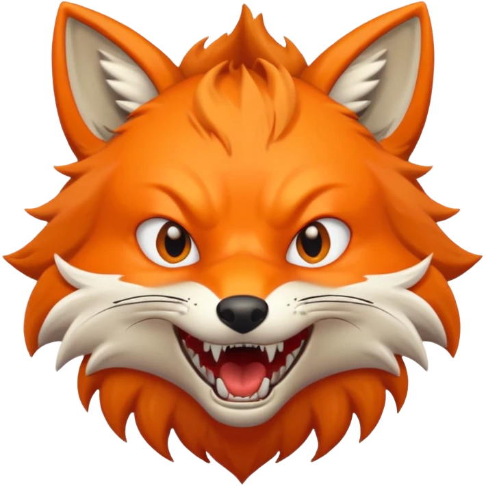 mad fox emoji