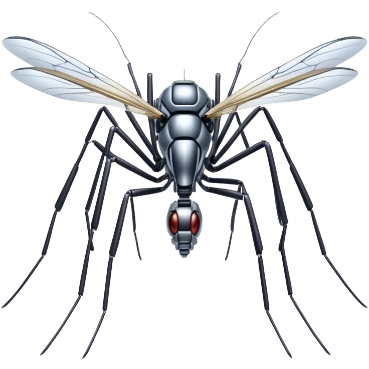 Mosquito robot style hajime sorayama emoji