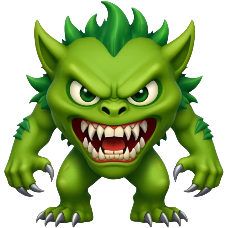 Scary monster full body  emoji