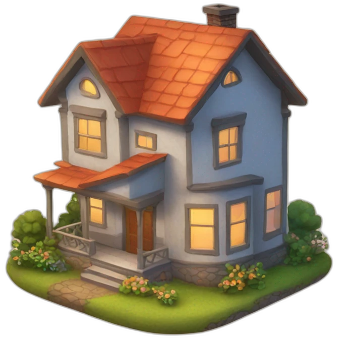 cozy home emoji