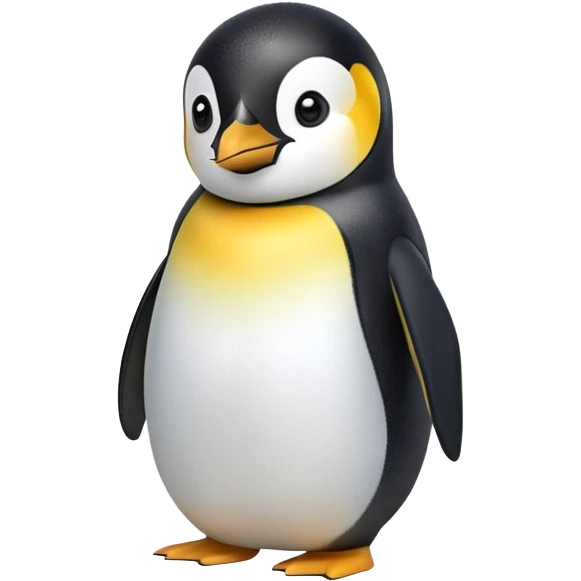 cinematic-adult-emperor-penguin-portrait-emoji,-head-tilted-playfully-and-inquisitively,-with-glossy,-pristine-plumage,-sparkling-eyes-filled-with-curiosity,-simplified-yet-irresistibly-adorable-features, black face emoji